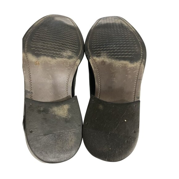 Venturini Men's Size 9M Black Leather Slip-On Loafers Italy - Picture 7 of 8